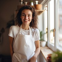 Kitchen adult smile apron. 