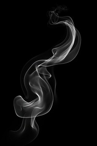 Smoke monochrome abstract darkness, digital paint illustration.