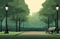 Park outdoors nature street. AI generated Image by rawpixel.