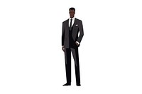 Tuxedo adult black man. AI generated Image by rawpixel.