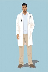 Doctor adult man stethoscope. AI generated Image by rawpixel.