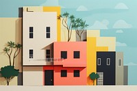 Building architecture painting house. AI generated Image by rawpixel.