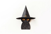 Craft black hat cat. AI generated Image by rawpixel.