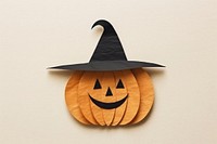 Halloween pumpkin craft anthropomorphic. AI generated Image by rawpixel.