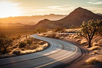 Road landscape outdoors highway. 