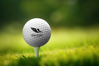 Golf ball mockup, sports psd