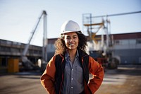 Hardhat helmet female adult. 