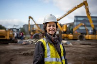 Hardhat helmet smile construction