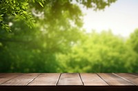 Nature table green wood. AI generated Image by rawpixel.