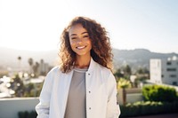 Outdoors jacket smile adult. 