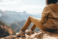 Photography mountain outdoors footwear. 