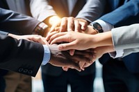 Hand handshake togetherness cooperation. AI generated Image by rawpixel.