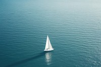 Sailboat sea outdoors horizon. 