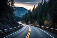 Highway mountain outdoors freeway. AI generated Image by rawpixel.