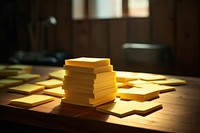 Lighting yellow cheese table. AI generated Image by rawpixel.