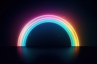 Rainbow light night neon. AI generated Image by rawpixel.