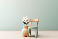 Chair vase furniture flower. 