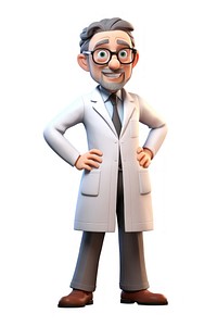 Overcoat glasses cartoon adult. AI generated Image by rawpixel.