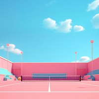 Tennis sports ball tennis court. AI generated Image by rawpixel.