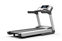 Treadmill white background technology exercising. AI generated Image by rawpixel.