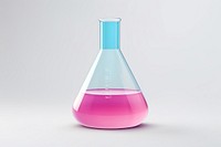 Science bottle glass white background. AI generated Image by rawpixel.