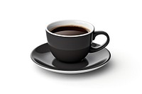 Coffee saucer drink black. 