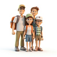 Family toy white background togetherness. AI generated Image by rawpixel.