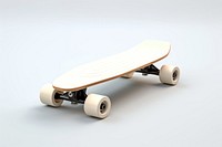 Skateboard longboard white background skateboarding. 