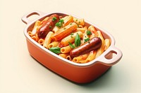 Pasta sausage food vegetable. 