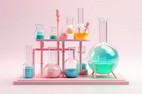 Laboratory chemistry science perfume. AI generated Image by rawpixel.