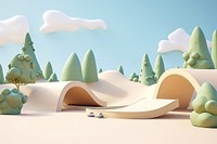 Outdoors cartoon nature snow. AI generated Image by rawpixel.