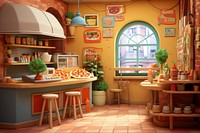 Architecture furniture building kitchen. AI generated Image by rawpixel.