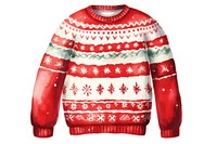 Sweater sweatshirt christmas white background. 