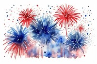 Fireworks white background celebration creativity. AI generated Image by rawpixel.