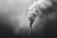 Smoke pollution outdoors chimney. AI generated Image by rawpixel.