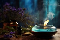 Lighting incense candle plant. AI generated Image by rawpixel.