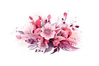 Graphics flower plant pink. AI generated Image by rawpixel.