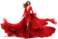 Fashion dancing dress gown. 