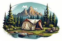 Outdoors camping nature plant. AI generated Image by rawpixel.