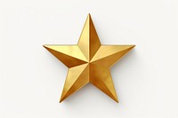 Symbol gold star simplicity. AI generated Image by rawpixel.