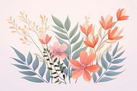 Backgrounds pattern flower plant. 