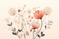 Backgrounds pattern flower plant. 