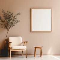 Chair furniture frame architecture. AI generated Image by rawpixel.