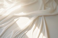 White backgrounds sheet silk