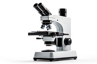 Microscope white background biotechnology magnification. AI generated Image by rawpixel.