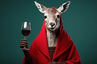 Wine portrait mammal animal. 