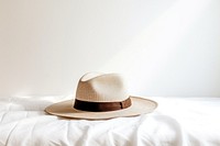 Table white hat relaxation. AI generated Image by rawpixel.