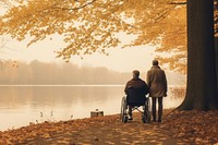 Outdoors autumn nature person. 