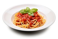 Spaghetti tomato pasta sauce. 