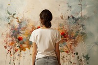 Back painting t-shirt adult. AI generated Image by rawpixel.